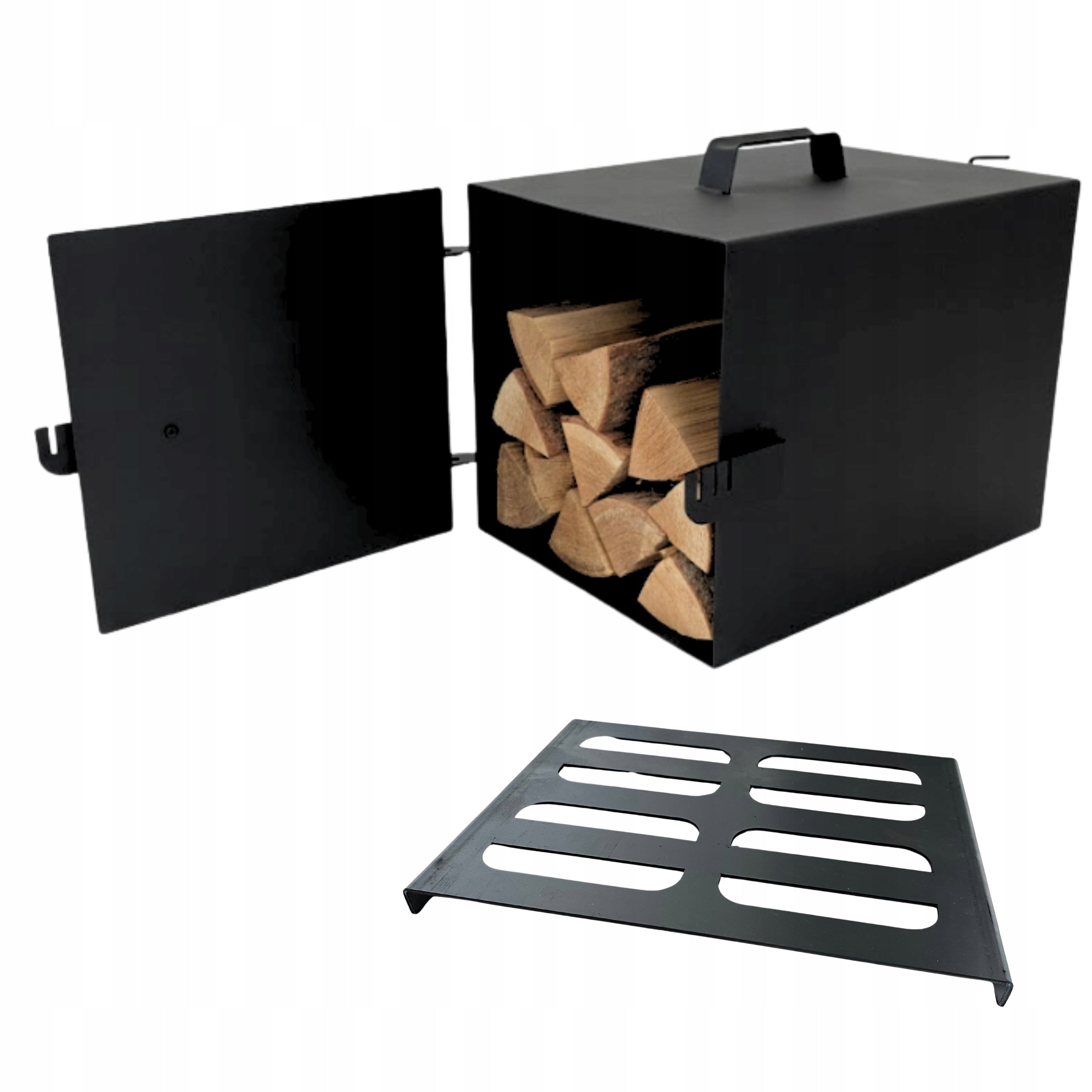 SMOKEHOUSE FIREPLACE 40x30x30 THICK STEEL SMOKE PIPES + KNEE SET STOVE EAN (GTIN) 5900605635292