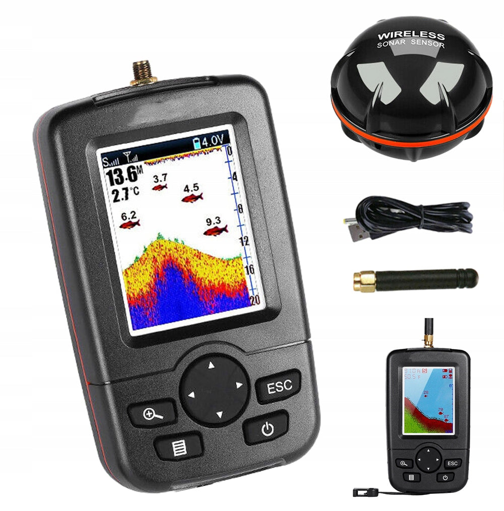 SMOKING ECHO SOUNDER BAIT BOAT FOR FISH SONAR 100M 300M MAH