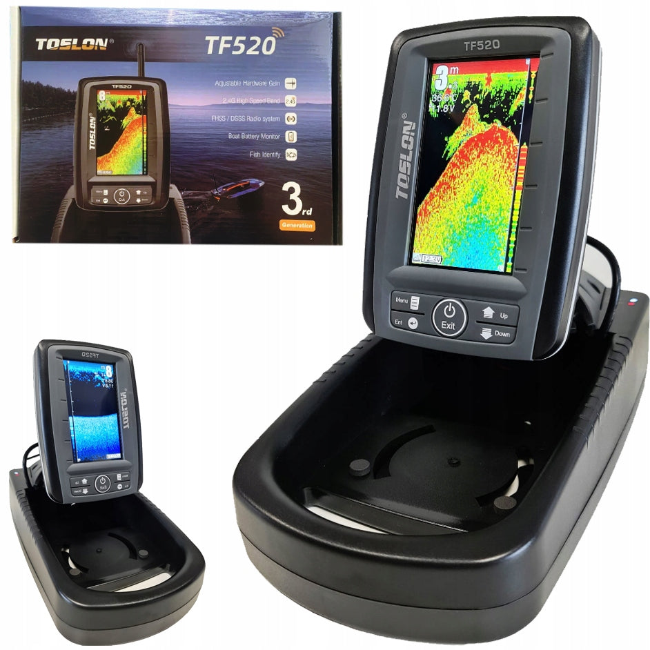 SMOKING ECHO SOUNDER TOSLON BAIT BOAT TF-520