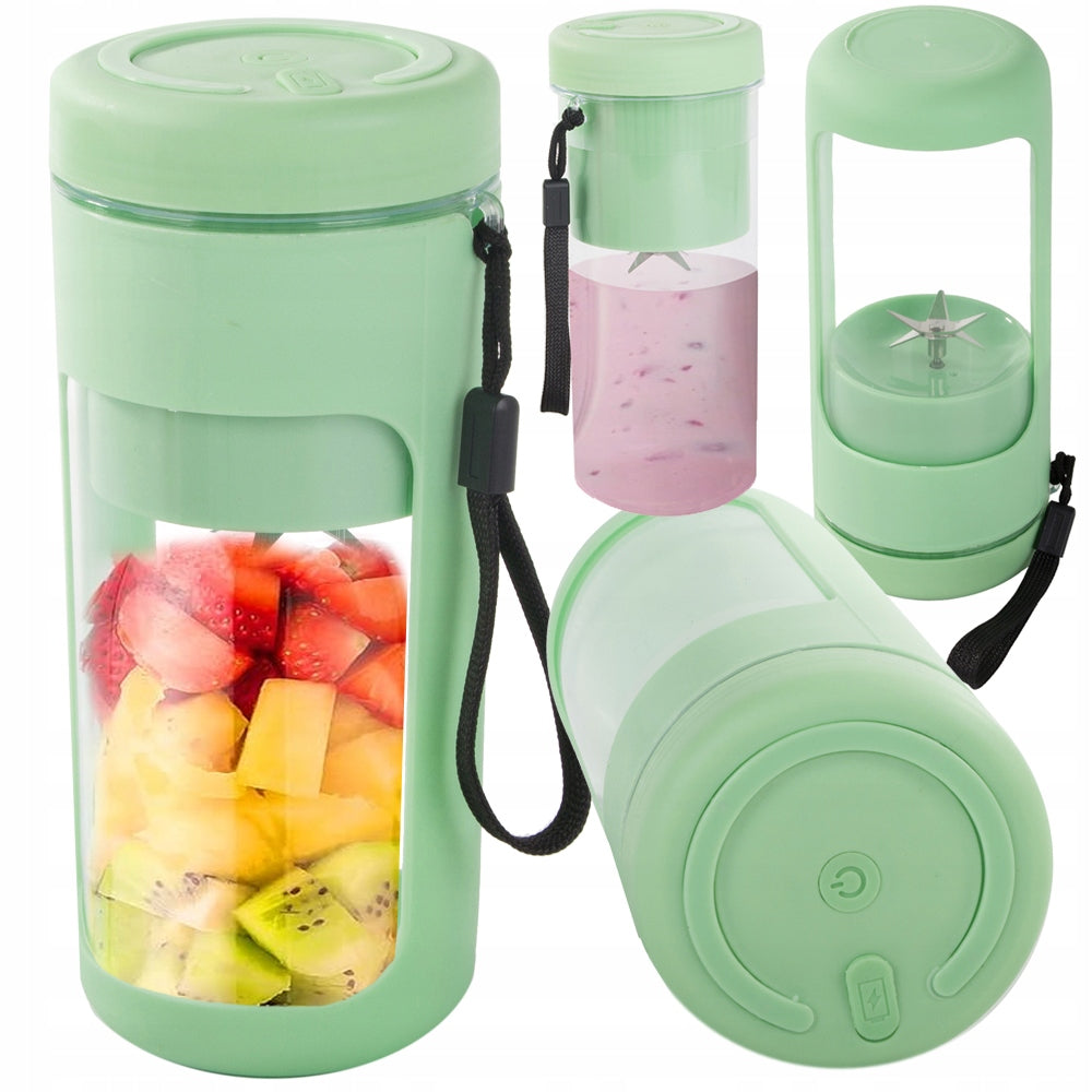 SMOOTHIE BLENDER PORTABLE USB WIRELESS ICE SHREDDER LANYARD
