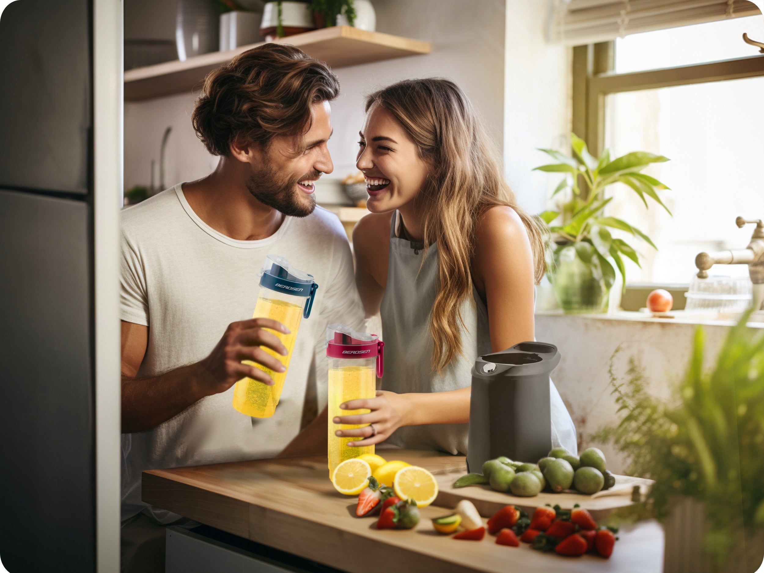 SMOOTHIE CUP BLENDER FOR COCKTAILS BERDSEN 700W + 2 BOTTLES 0,57L Model BD-752