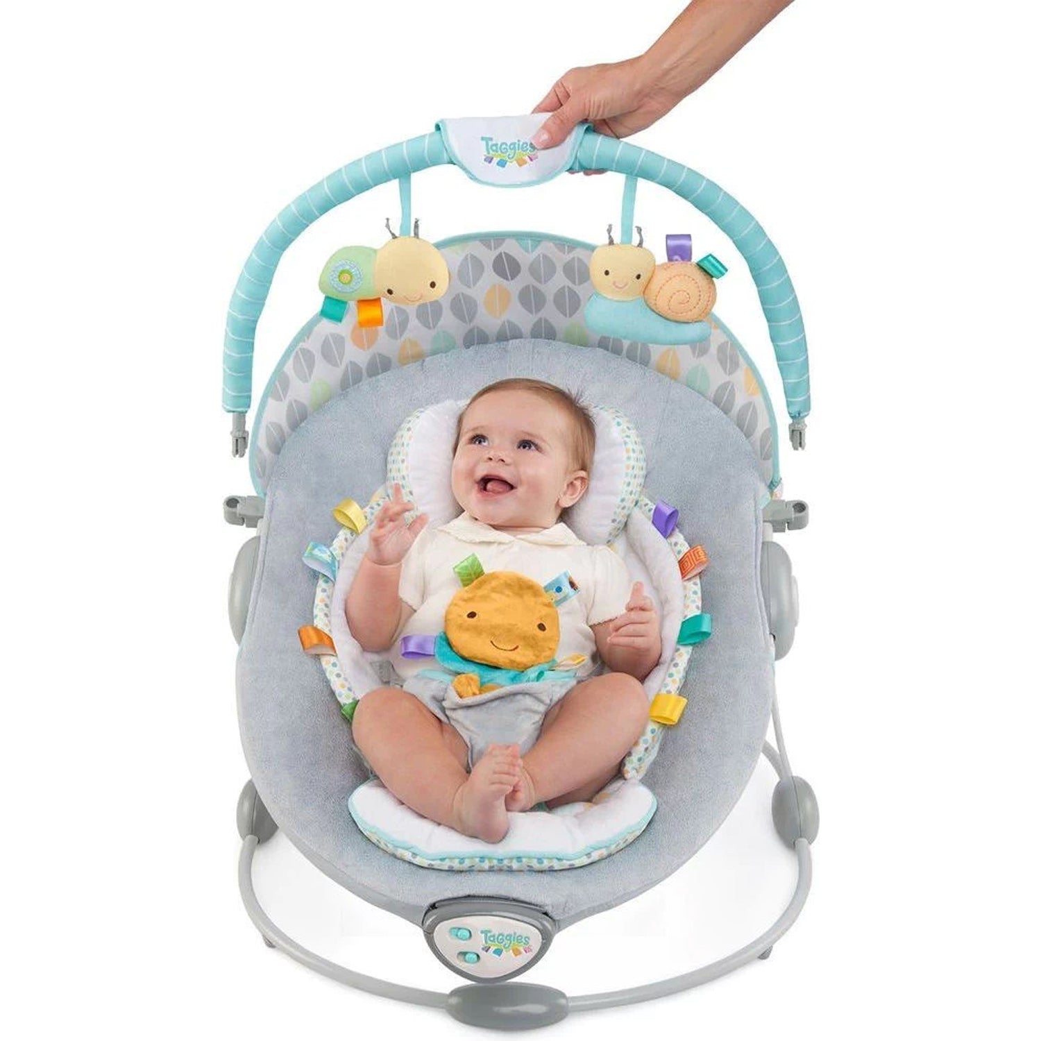 SNAIL LOUNGER - BRIGHT STARTS TAGGIES 60023 EAN (GTIN) 074451600232