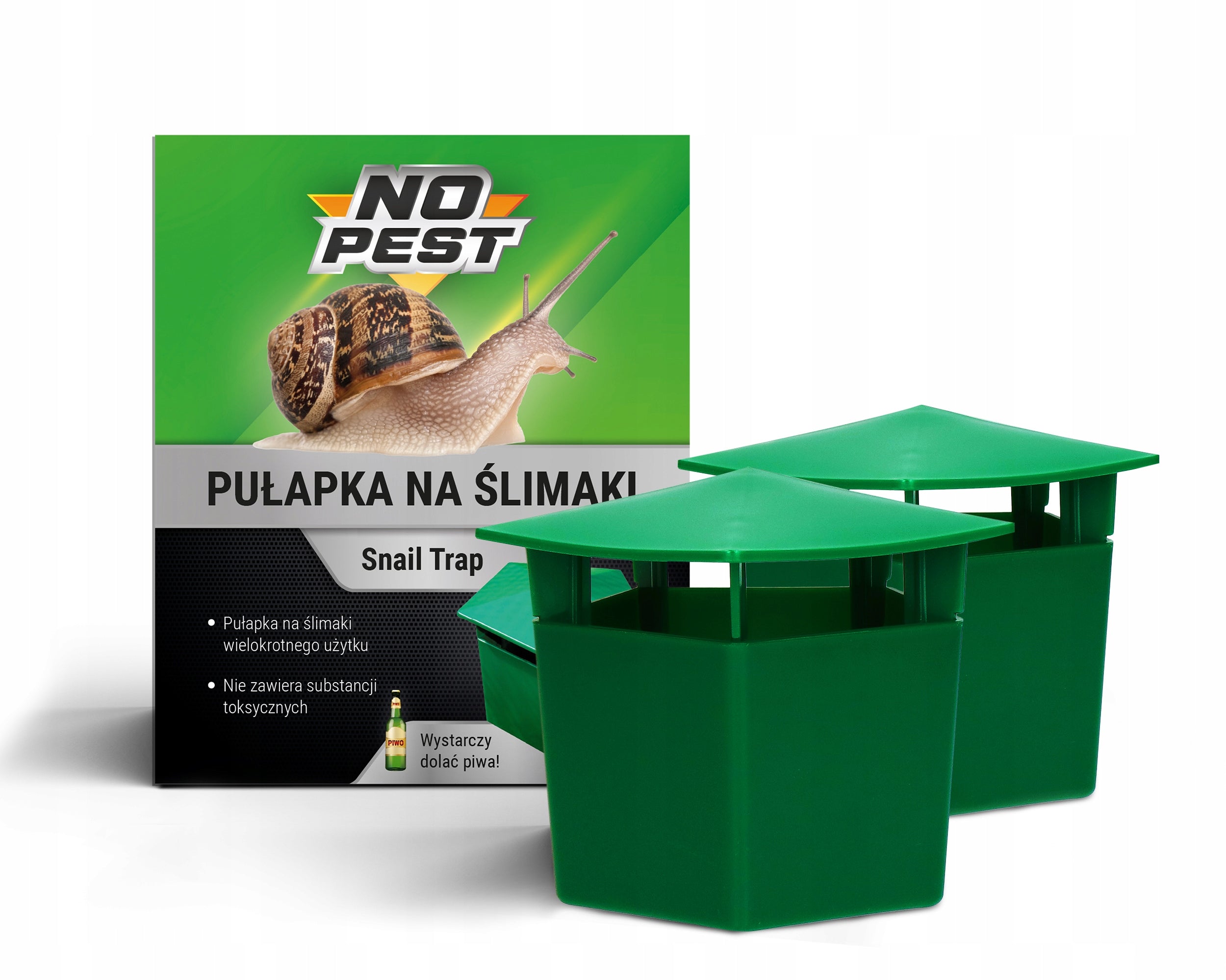 SNAIL TRAP AGAINST SNAILS SNAIL TRAP NO PEST (2 PCS) Packaging status original