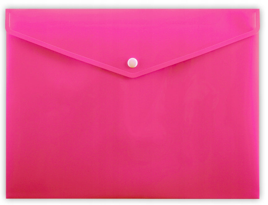 SNAP ENVELOPE FORMAT A5 PINK FOR STORING DOCUMENTS