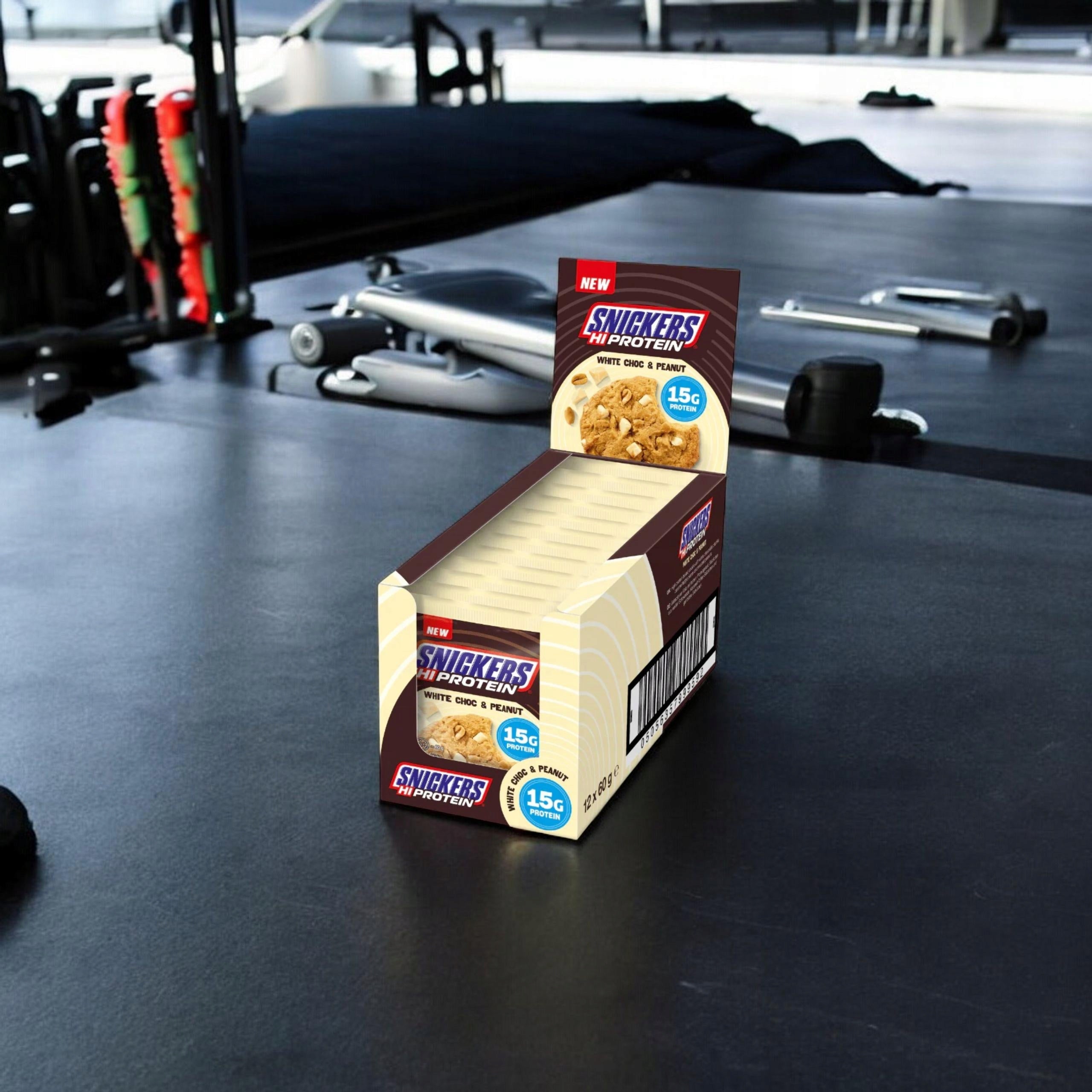 SNICKERS Hi Protein Cookie 12x60g White Chocolate MARS Expiration date at least six months from the date of purchase