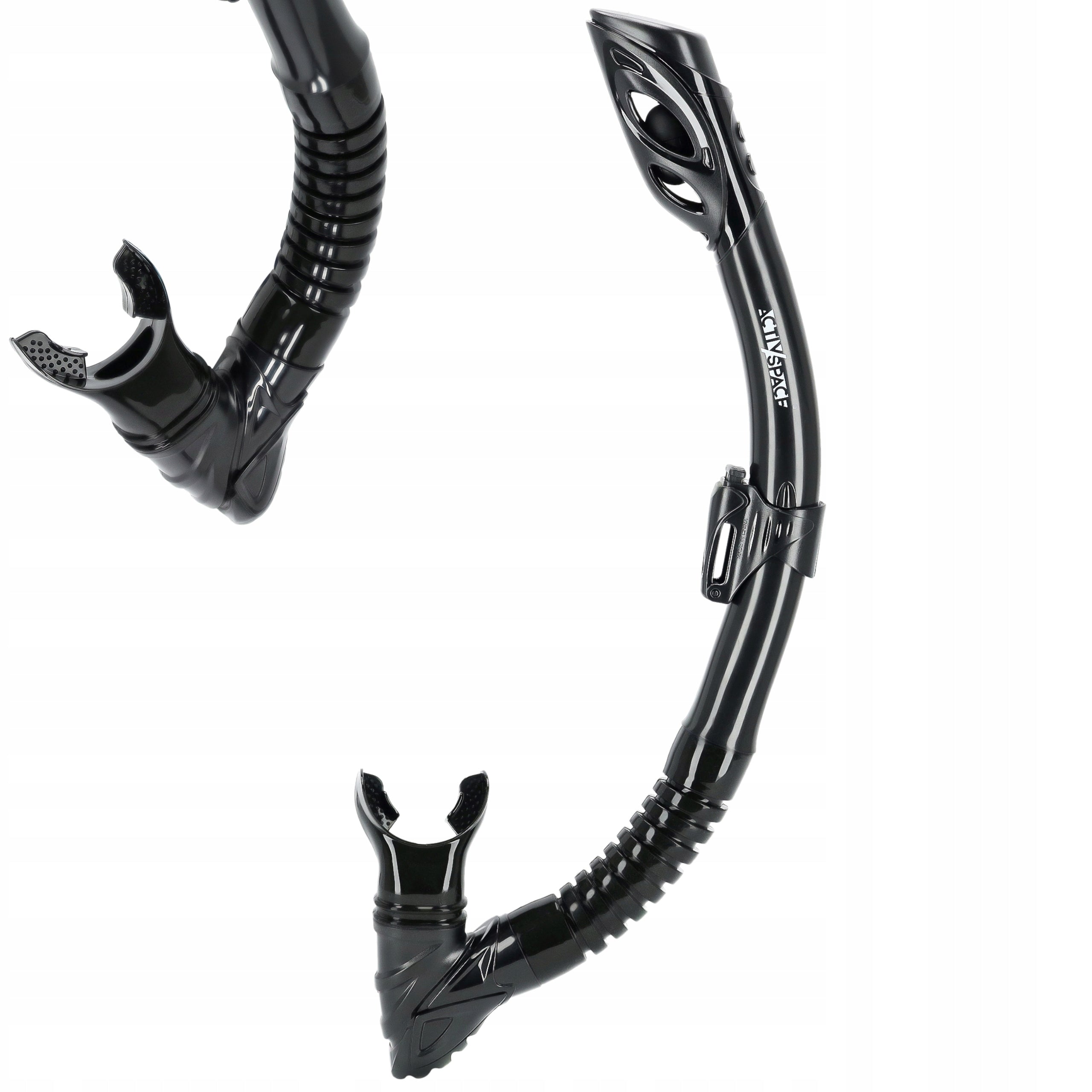 SNORKEL WITH VALVE UNISEX BLACK PRO