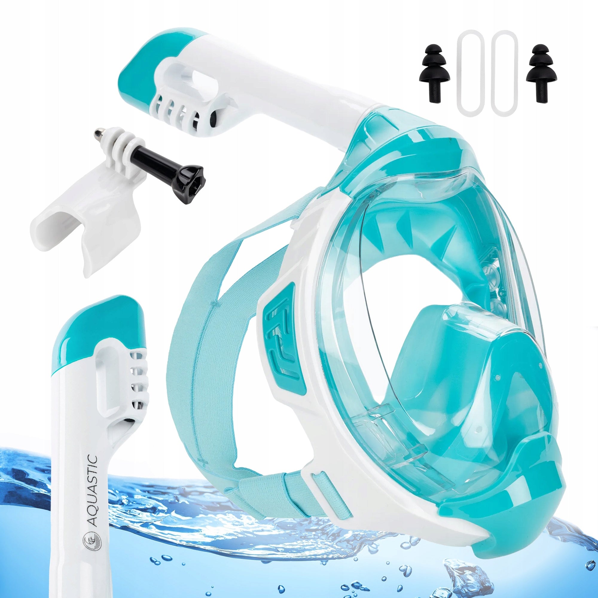 SNORKELING AQUASTIC KAI S-M Full Face Diving Mask with S-M TUBE