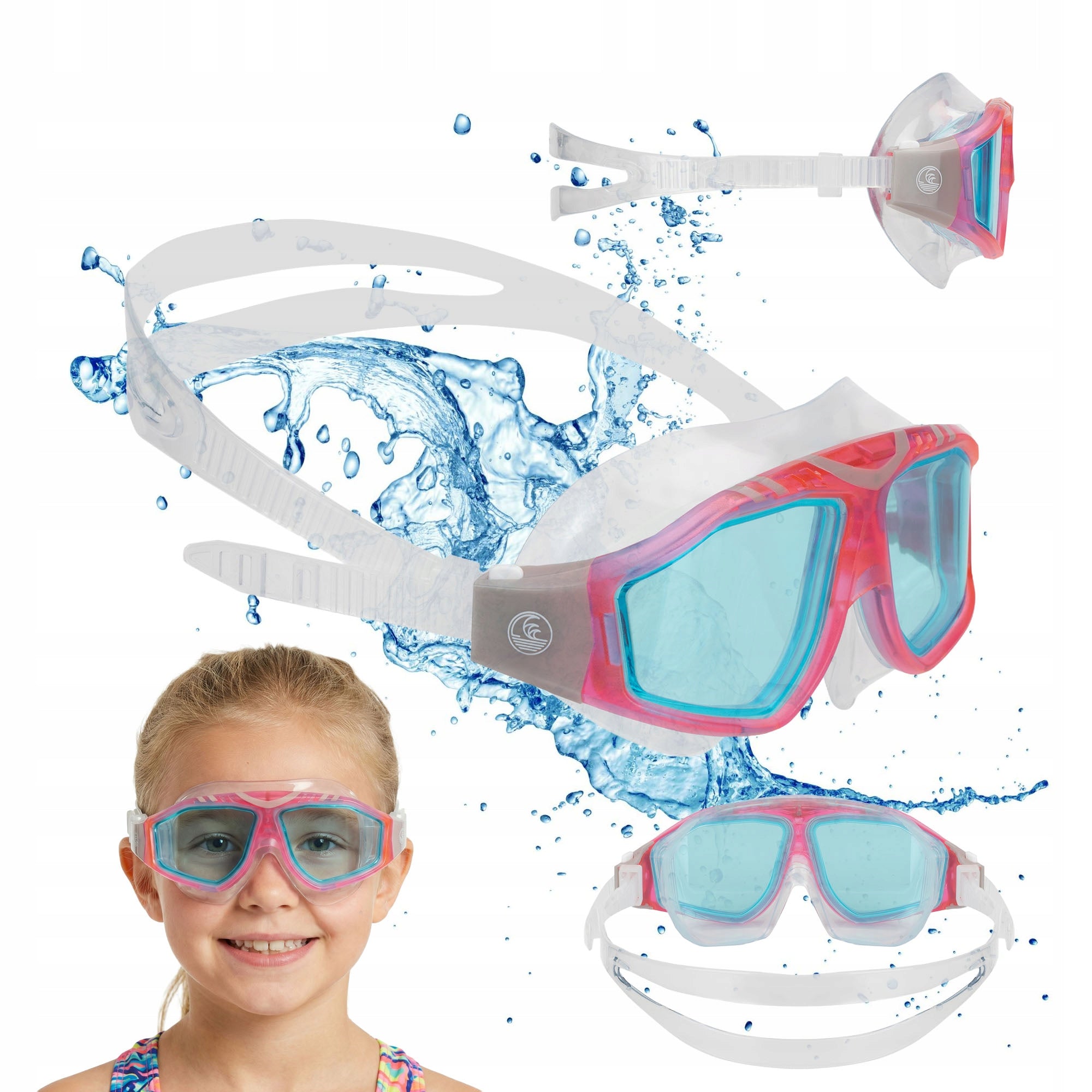 SNORKELING AQUASTIC Mako Swimming Mask with Anti-Fog Coating