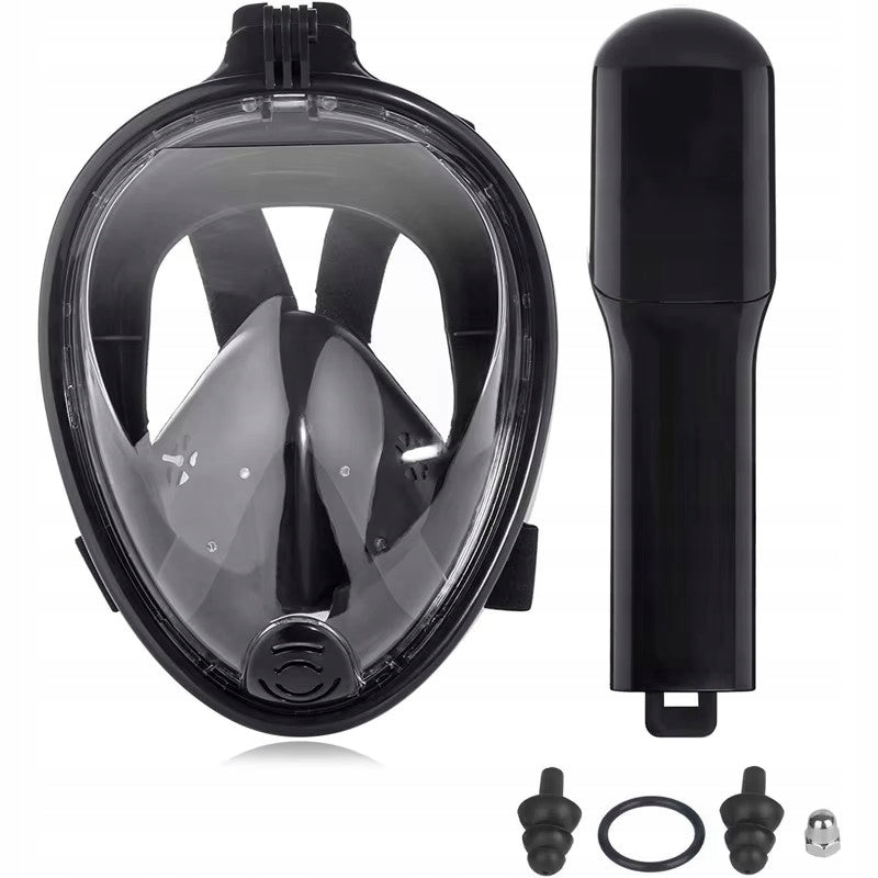 SNORKELING DIVING MASK Folding with M/L FULL FACE Tube for Water Brand no brand