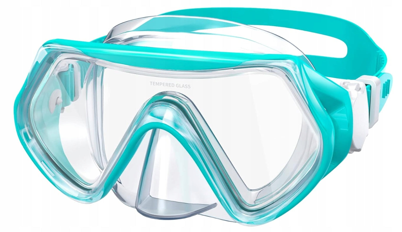 SNORKELING MASK FOR CHILDREN AND TEENAGERS MASK WITH NOSE GUARD Manufacturer code Zestaw do nurkowania Okulary rurka dla dzieci