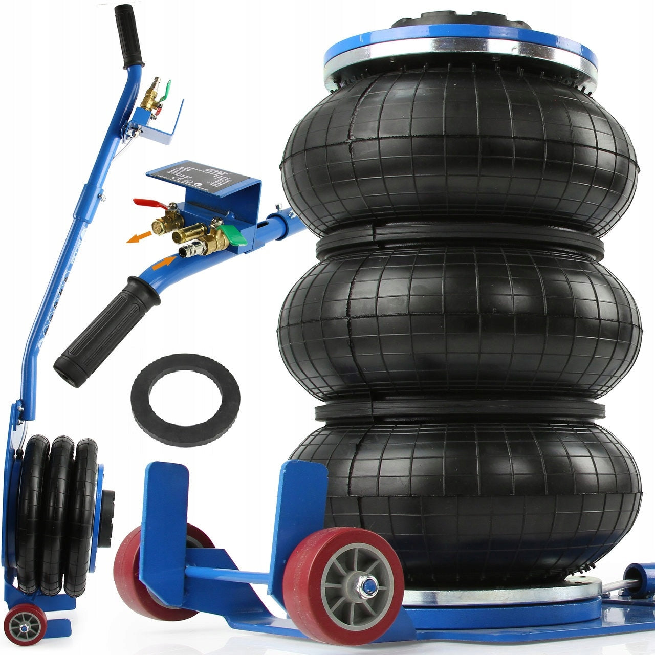 SNOWMAN PNEUMATIC LIFT 3,5T PLUS RUBBER Brand Silver
