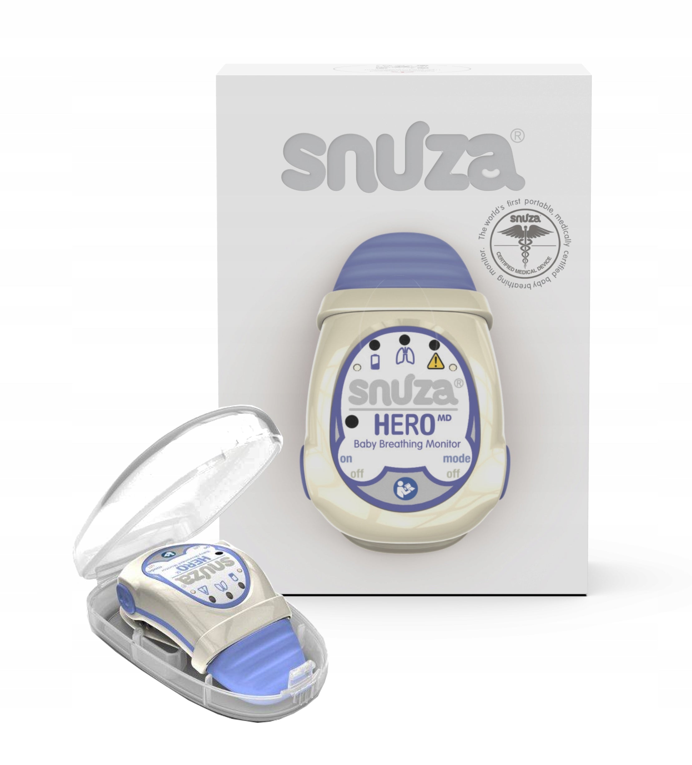 SNUZA HERO MD - breath monitor for babies Packaging status original
