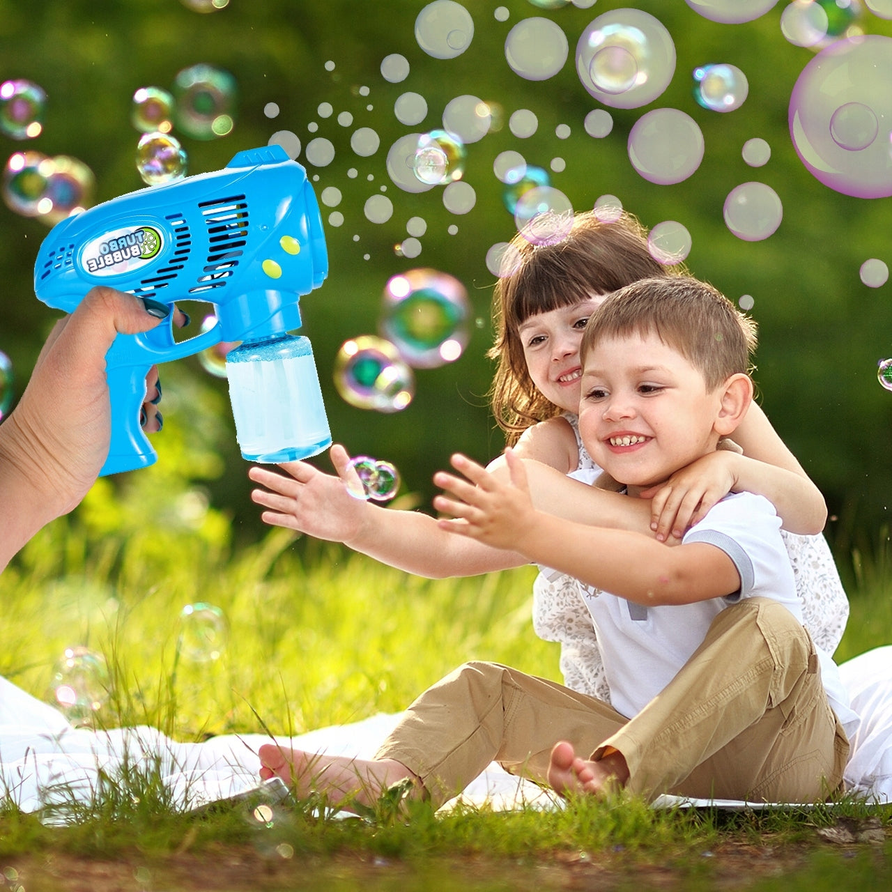 SOAP BUBBLE GUN AUTOMATIC MACHINE LIQUID SOAP BUBBLES FOR CHILDREN Character/Title none