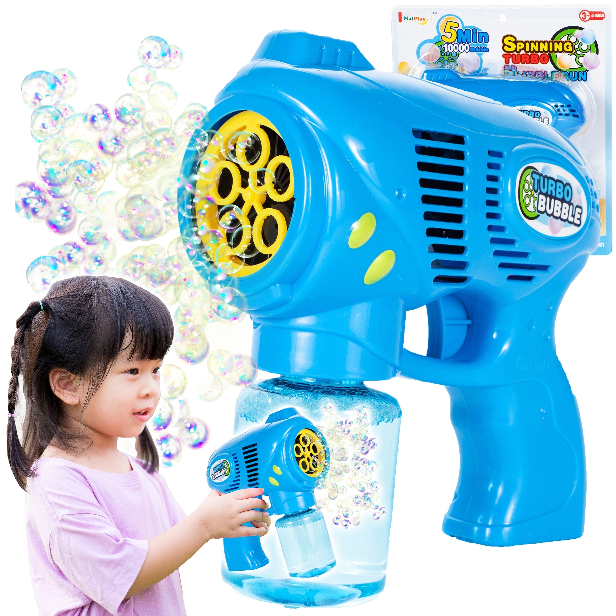 SOAP BUBBLE GUN AUTOMATIC MACHINE LIQUID SOAP BUBBLES FOR CHILDREN
