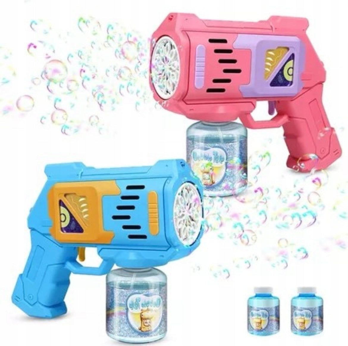 SOAP BUBBLE GUN SOAP BUBBLE MACHINE LED LIGHTING +LIQUID EAN (GTIN) 5901247640767