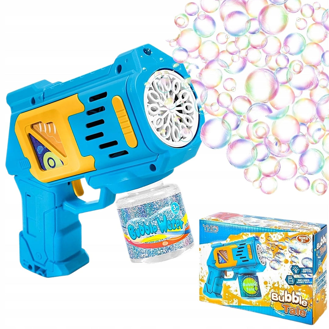 SOAP BUBBLE GUN SOAP BUBBLE MACHINE LED LIGHTING +LIQUID