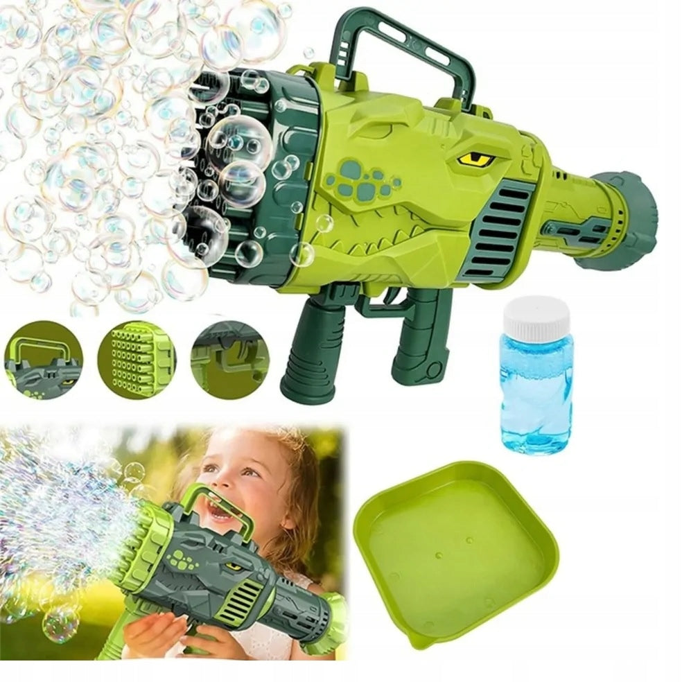 SOAP BUBBLE Gun AUTOMATIC LED BACKLIGHT LIQUID 100ML FOR KIDS Kid's age 3+ years
