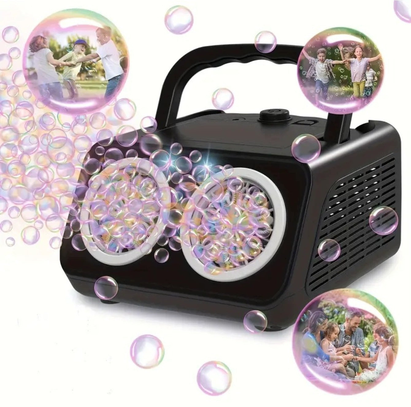 SOAP BUBBLE MACHINE DOUBLE GUN FOR SOAP BUBBLE GENERATOR Manufacturer code ZAXER