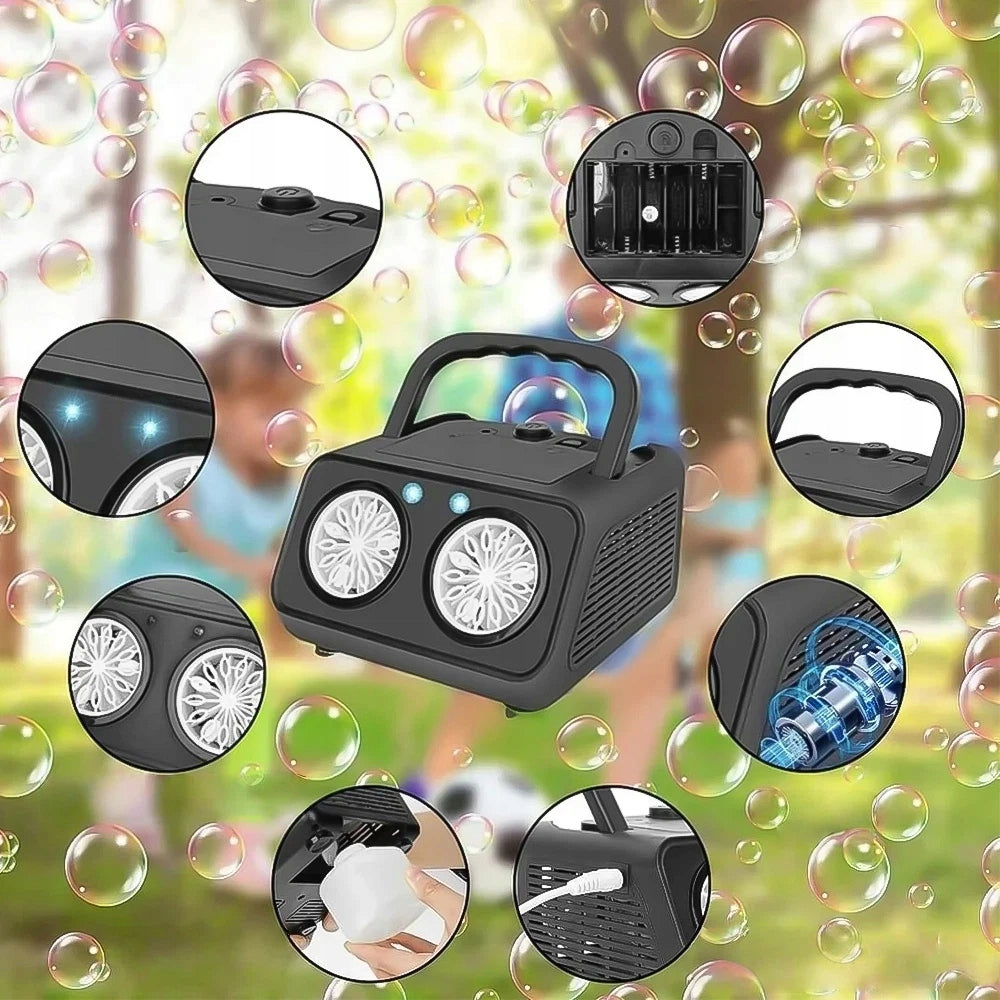 SOAP BUBBLE MACHINE FOR CHILDREN AUTOMATIC GENERATOR FOR FUN Product weight with unit packaging 0.581 kg
