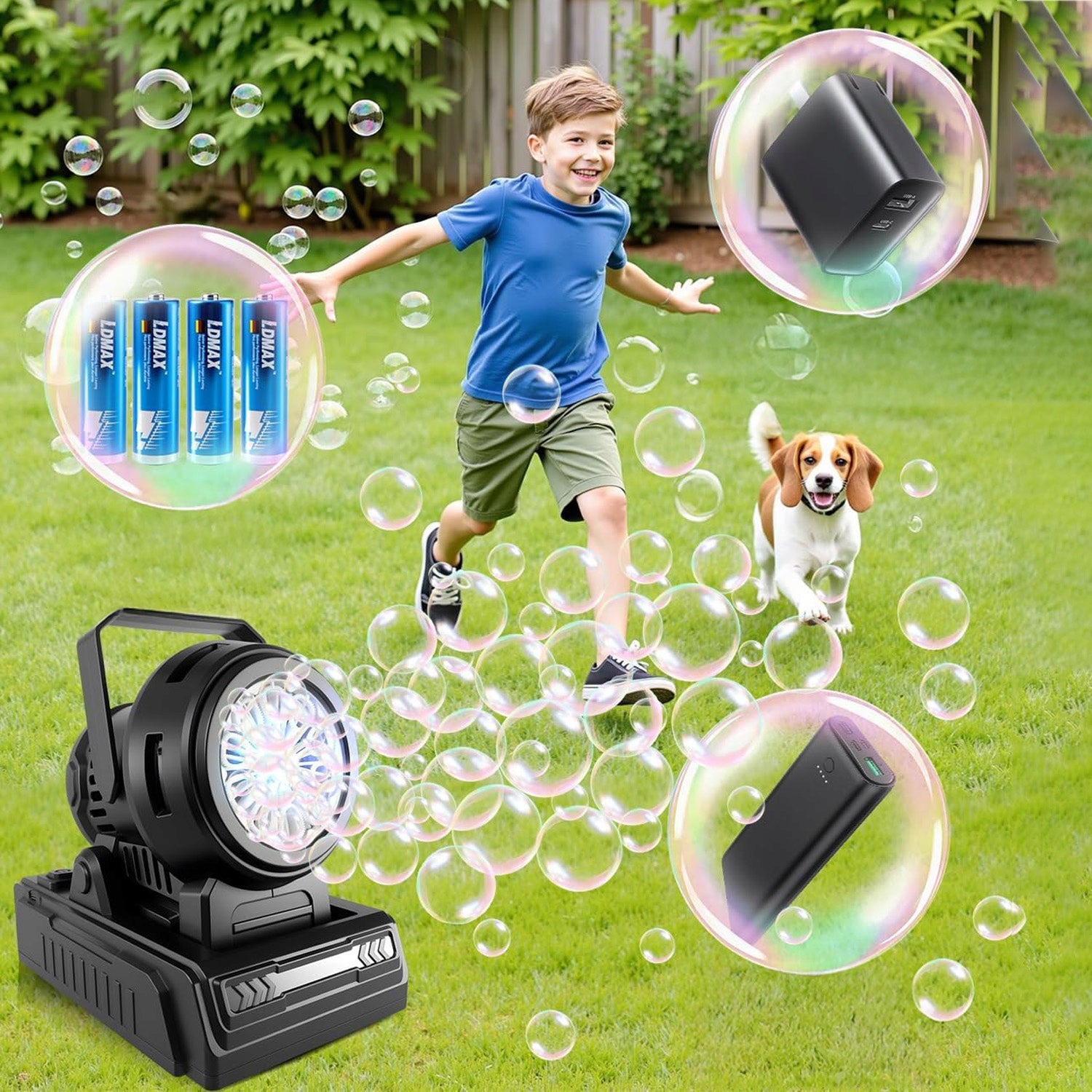 SOAP BUBBLE MACHINE GENERATOR SOAP BANKS LED BACKLIGHT Customs tariff code 95030070