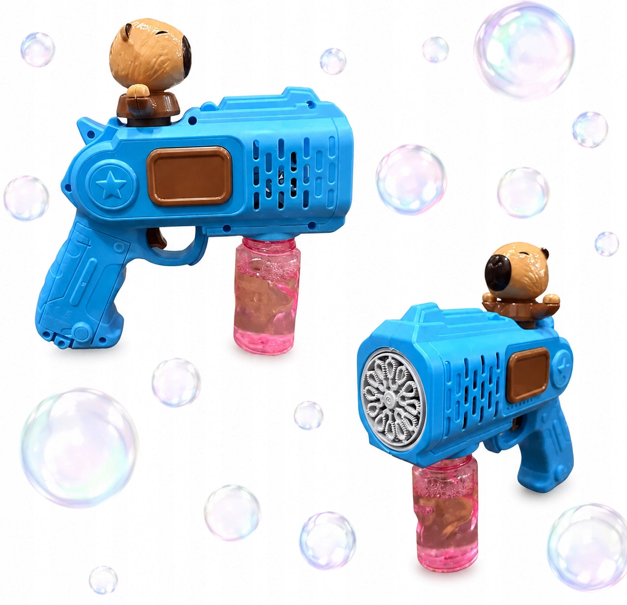 SOAP BUBBLE MACHINE GUN FOR CAPYBARA BUBBLES LIGHT SOUND Kind pistols