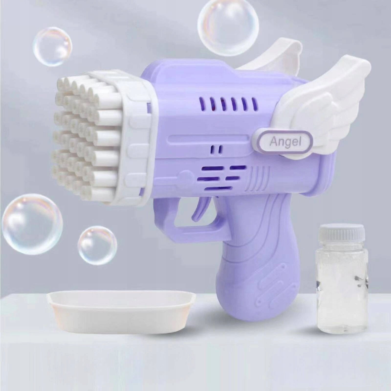SOAP BUBBLE MAKER ANGEL GUN EJECTS LIQUID ANGEL EAN (GTIN) 5907419782495
