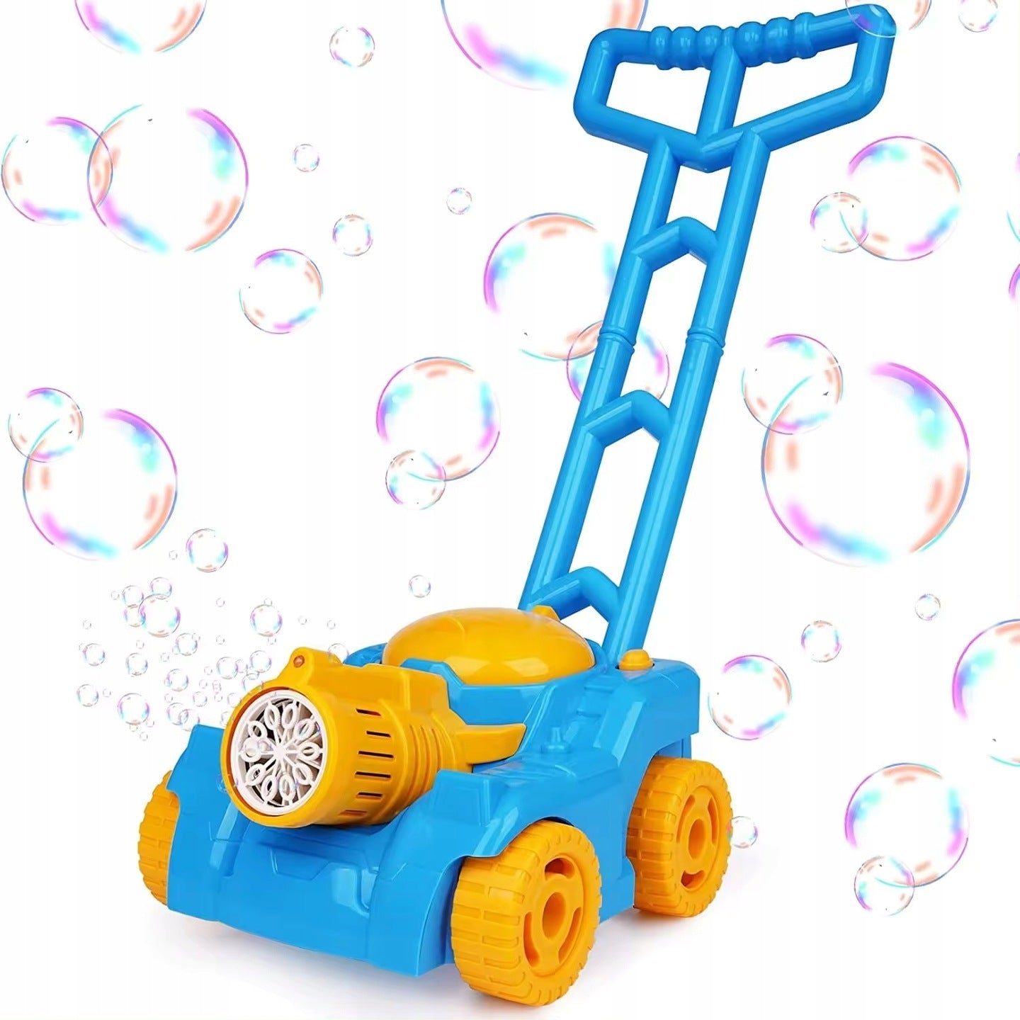 SOAP BUBBLE MOWER BUBBLE GENERATOR + LIQUID Color multicolor