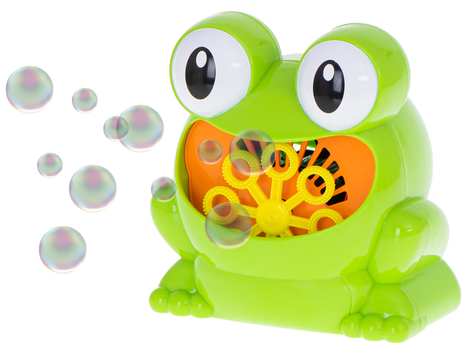 SOAP BUBBLES AUTOMATIC BUBBLE MACHINE FROG GENERATOR WITH LIQUID SET Brand Ikonka