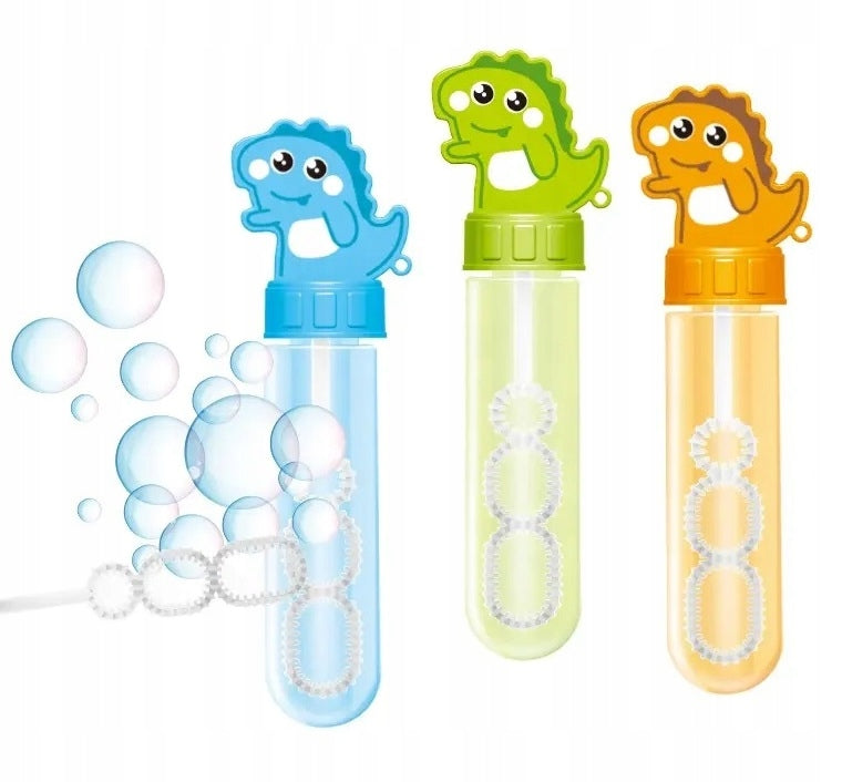 SOAP BUBBLES DINOSAUR CLASSIC BUBBLE RELEASE LIQUID 14CM Kid's age 3+ years