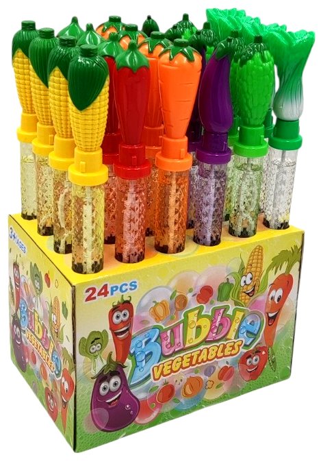 SOAP BUBBLES FOR CHILDREN SWORD VEGETABLES 6pcs LARGE 37cm Brand no brand