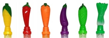 SOAP BUBBLES FOR CHILDREN SWORD VEGETABLES 6pcs LARGE 37cm Manufacturer code X008/6