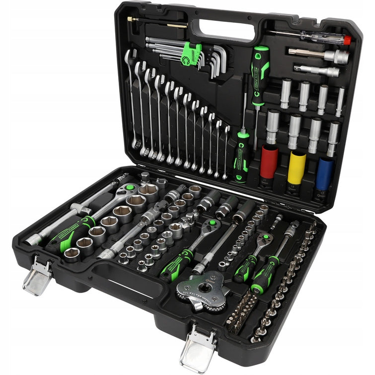 SOCKET WRENCH SET 1/4" 3/8" 1/2"132PCS 512.0132 KS TOOLS COMPETITION