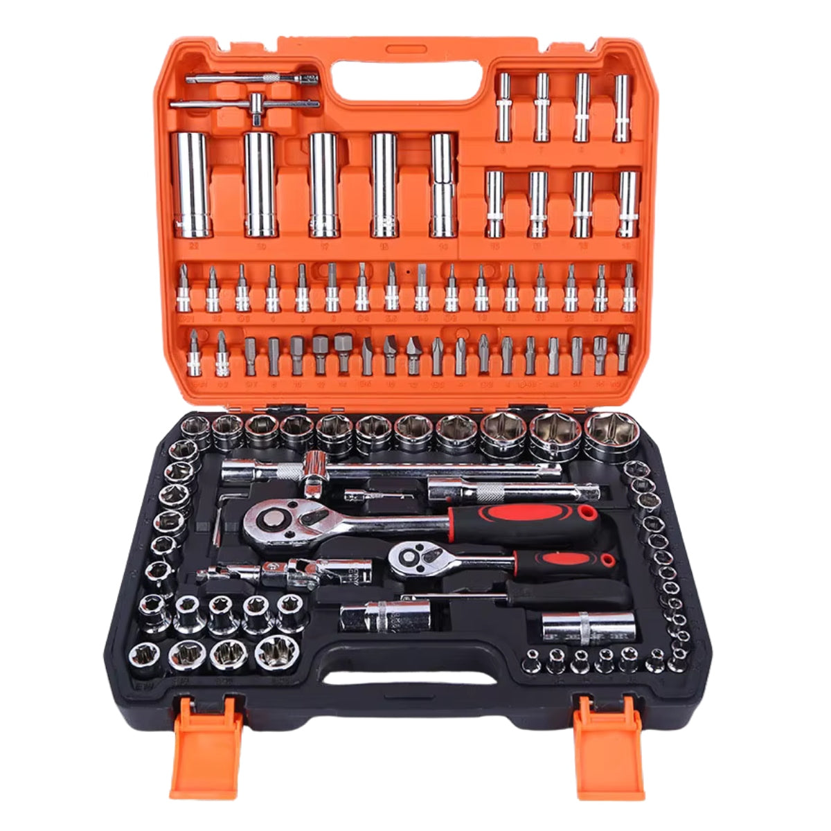SOCKET WRENCH SET 108 EL. CRV TORX BITS IN CASE PROFESSIONAL