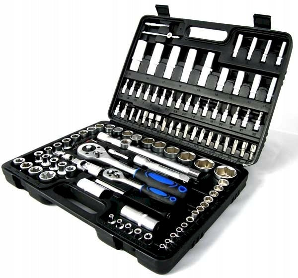 SOCKET WRENCH SET 108EL CASE 1/4 1/2 TORX RATCHET Packaging status original