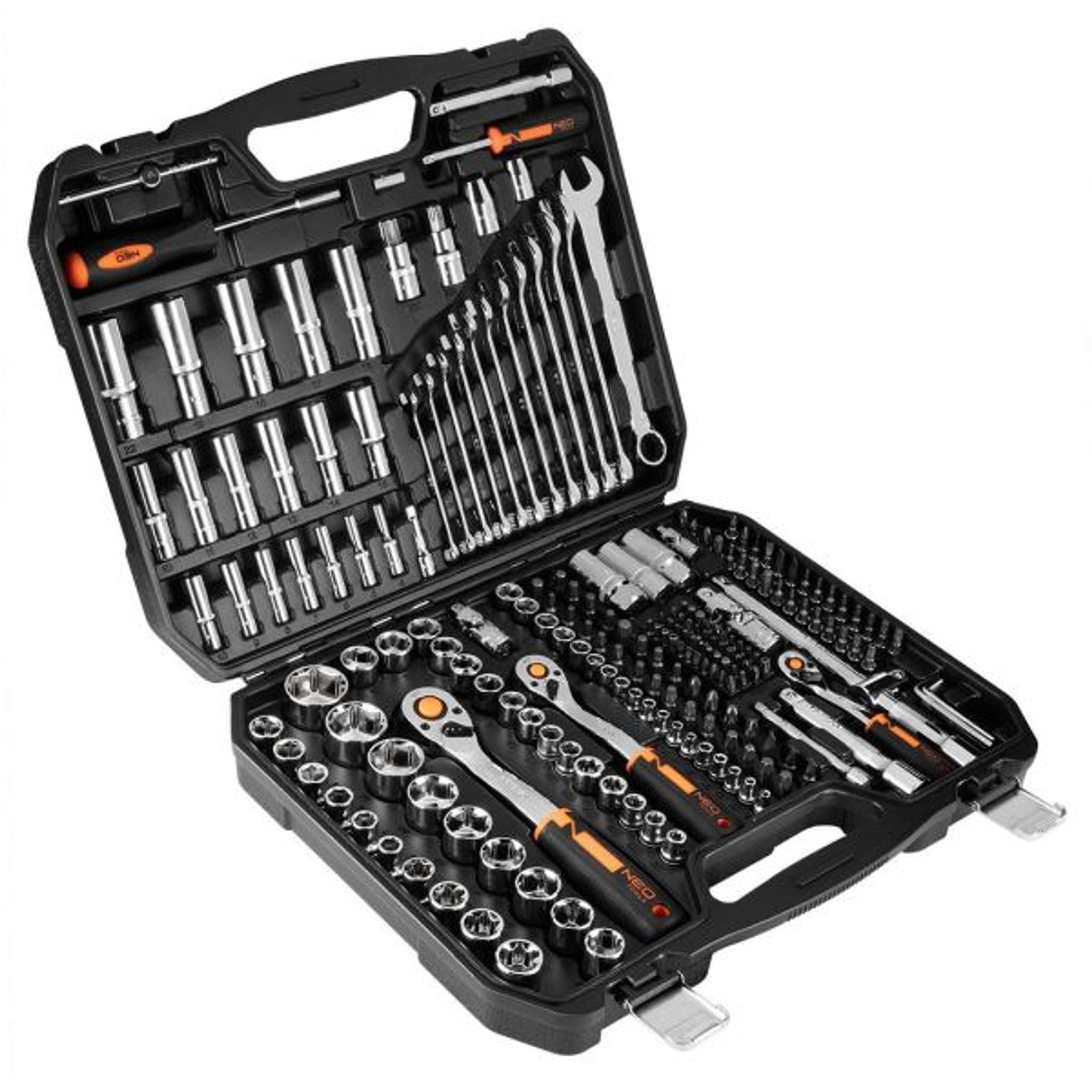 SOCKET WRENCH SET 219 EL. 1/2" 1/4" 3/8" LARGE PROFESSIONAL SET