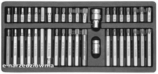 SOCKET WRENCH SET 256el YT-3884 + 40 KEYS EAN (GTIN) 5906083938948