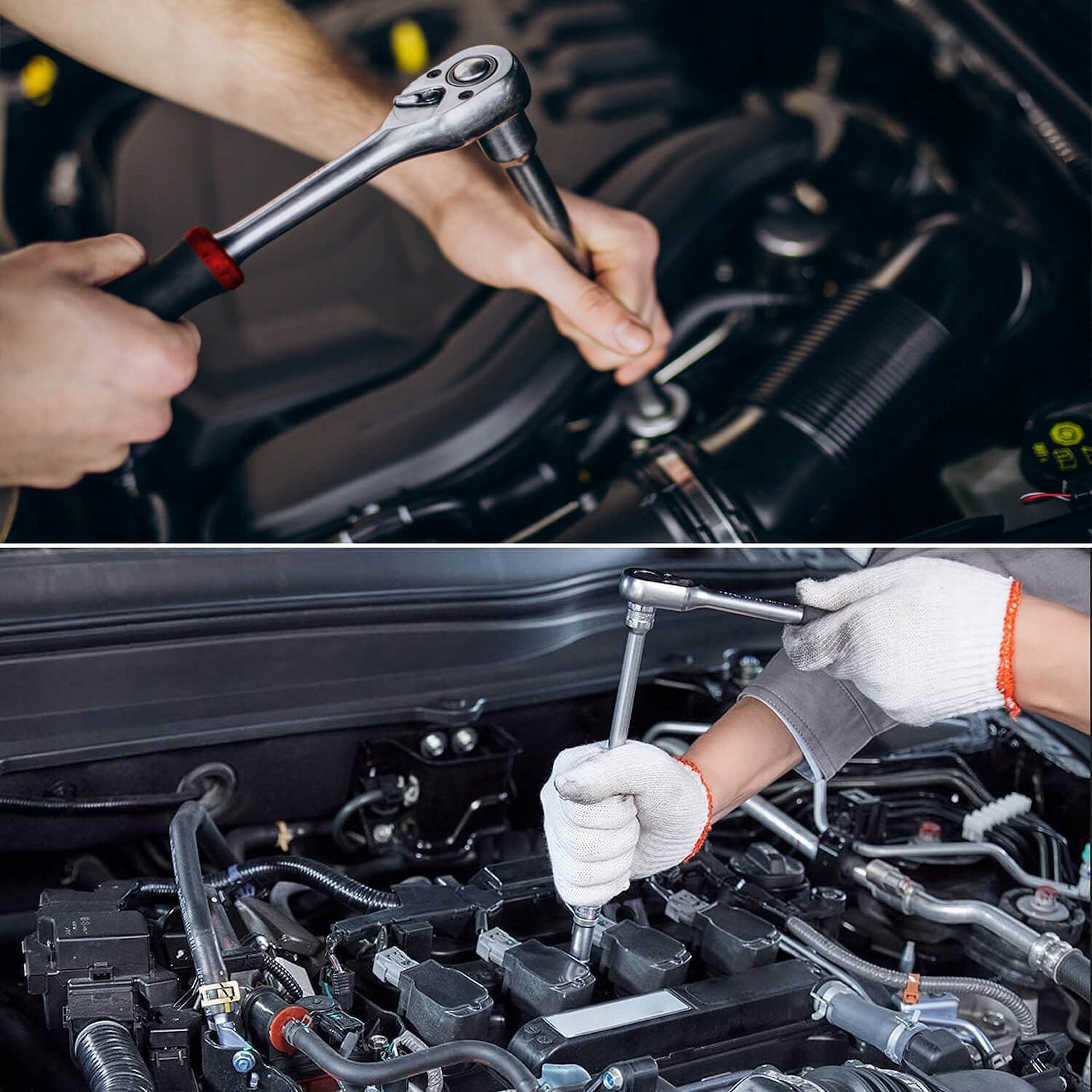 SOCKET WRENCH SET 46 EL. SOCKET WRENCHES HARDENED STEEL BITS ALLEN EAN (GTIN) 5907719479958