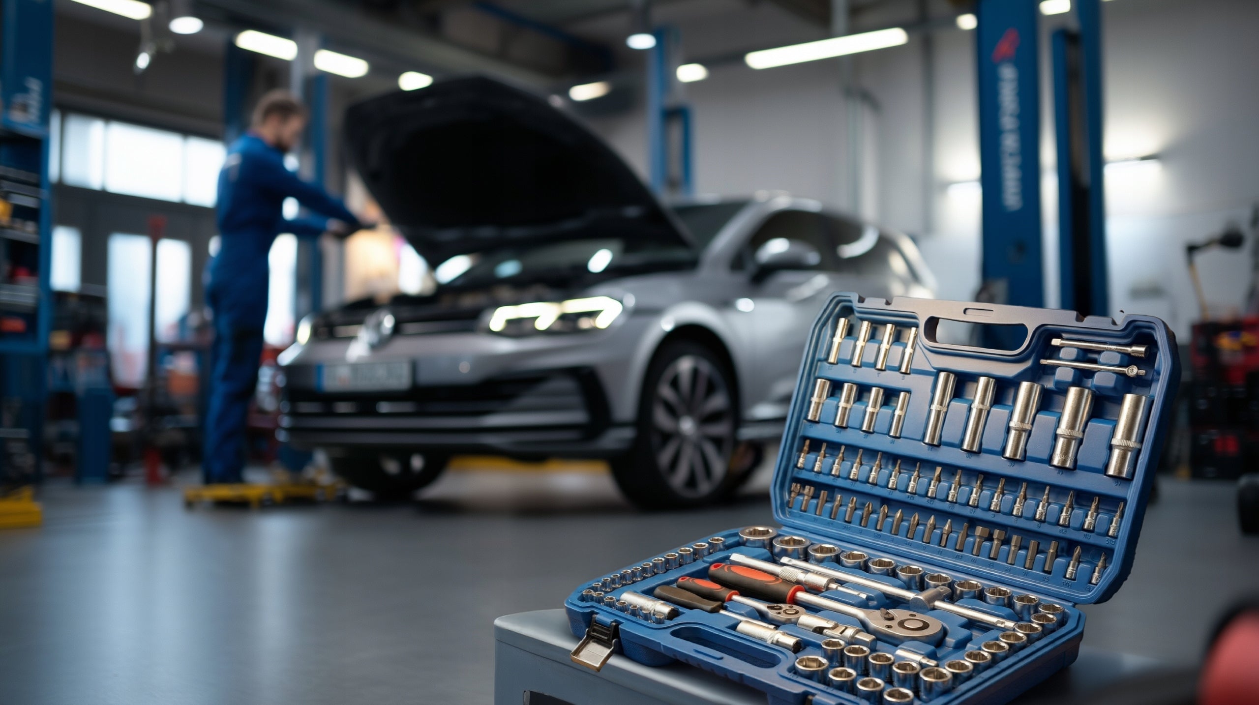 SOCKET WRENCH SET RATCHET 1/2 1/4 SOCKET WRENCHES 108 EL SUITCASE Manufacturer code KLUCZE NASADOWE 2x GRZECHOTKI WALIZKA 108 EL