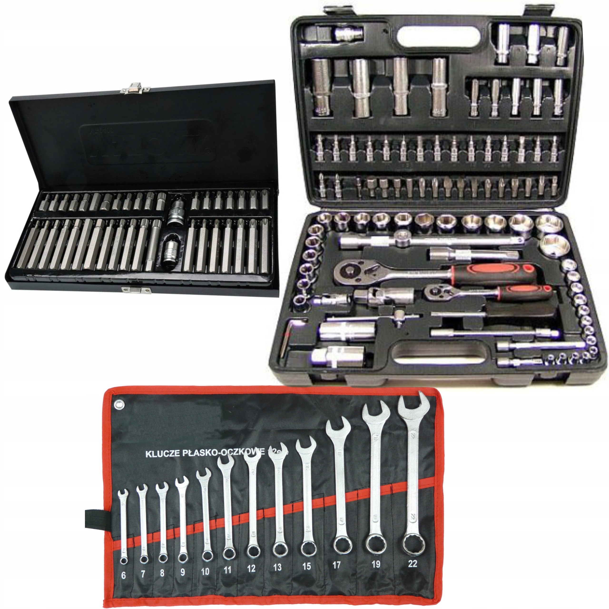 SOCKET WRENCH SET SOCKET WRENCHES 160+ YATO 40 PCS TORX +6-22mm 12el