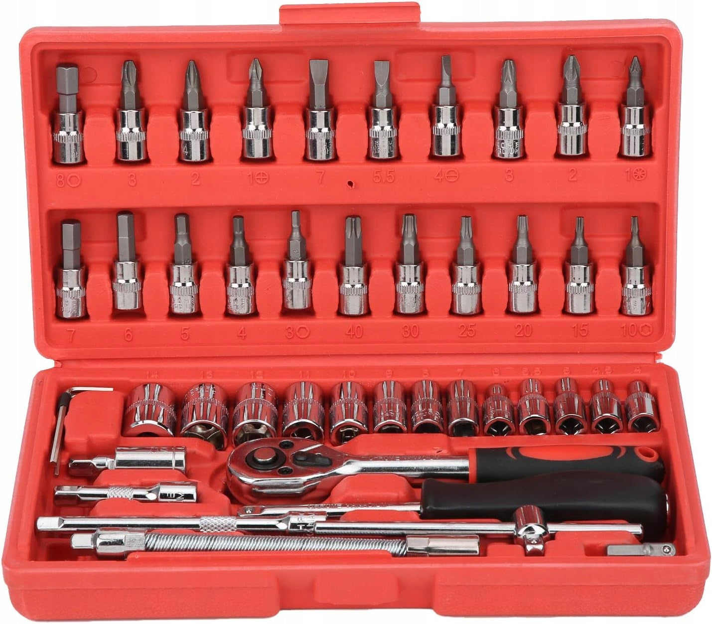 SOCKET WRENCH SET SOCKET WRENCHES 46 TORX Bits Screwdrivers Allen Manufacturer code 789654