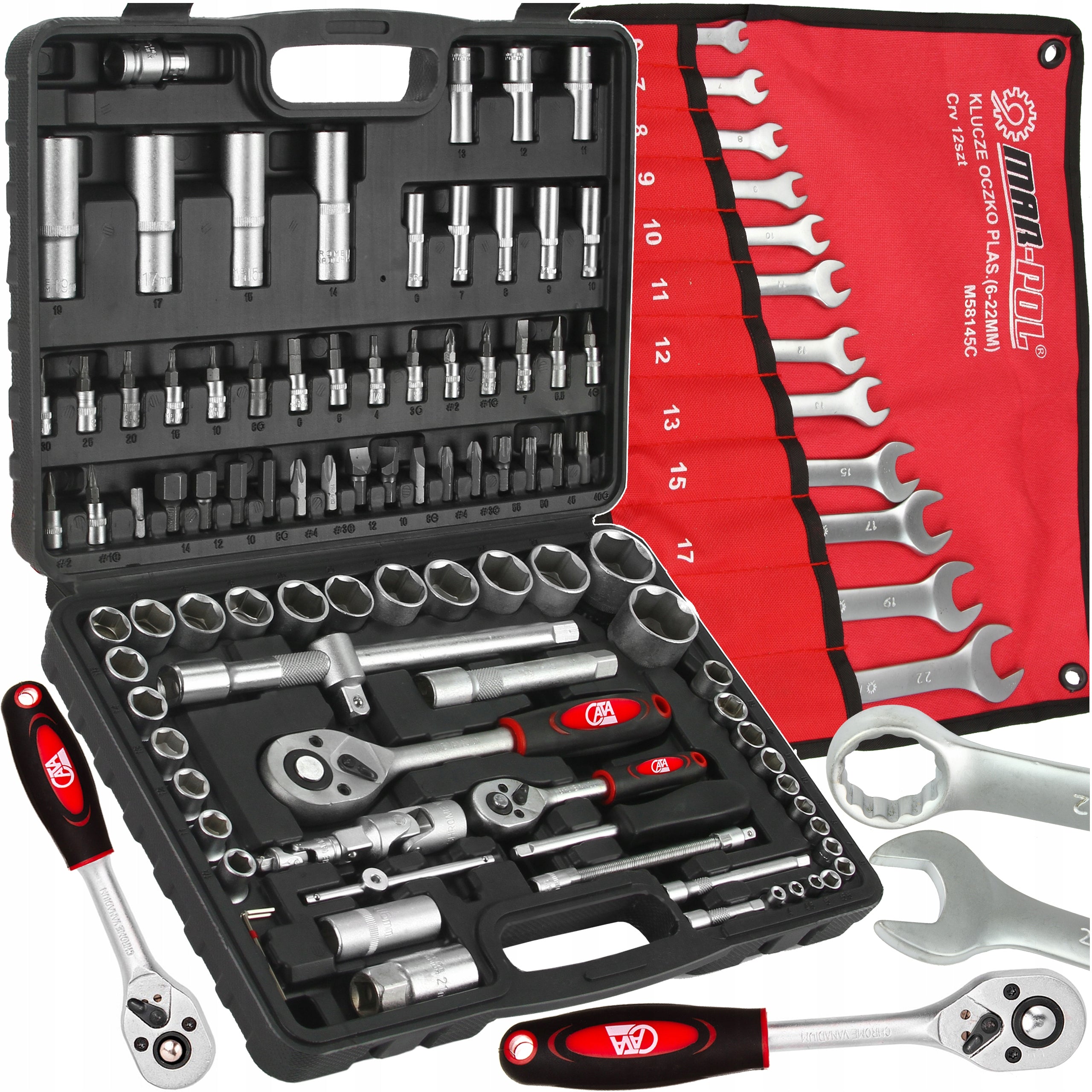 SOCKET WRENCH SET SOCKET WRENCHES 94 +6-22 mm 12 PIECES torx cap