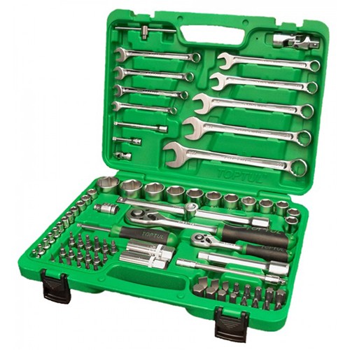 SOCKET WRENCH SET TOPTUL 1/4" 1/2" 82EL TOPTUL GCAI8201 EAN (GTIN) 4711671598401