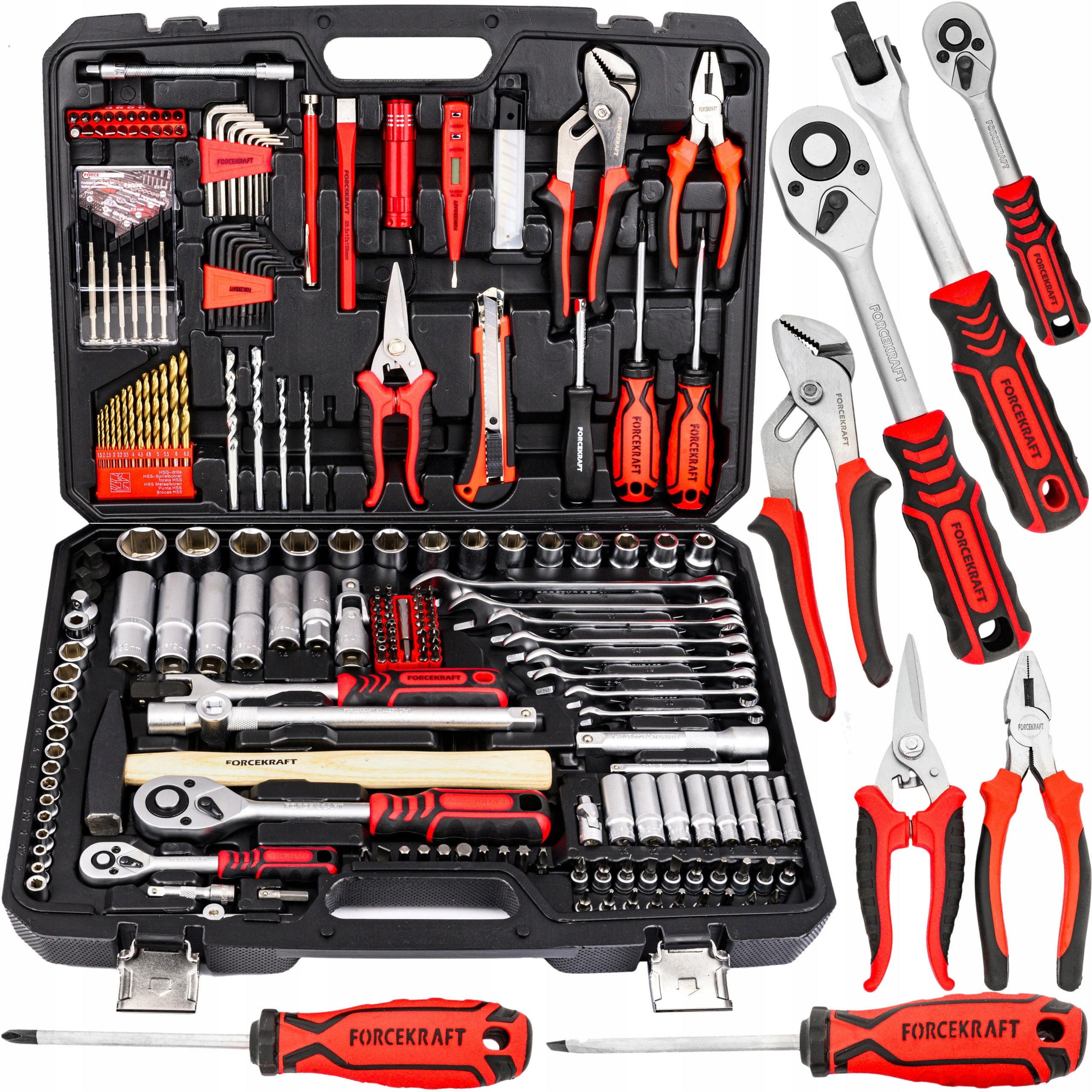 SOCKET WRENCH TOOL SET TORX OPEN WRENCHES SOCKETS 216EL