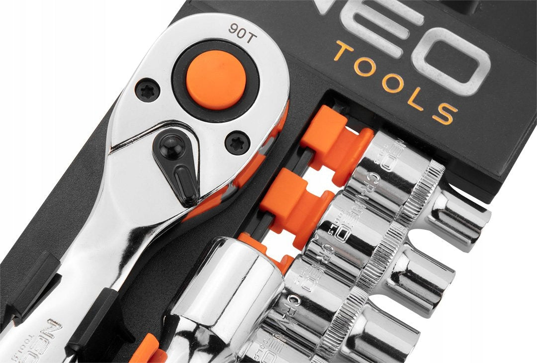 SOCKET WRENCHES 1/4 SET 14 PCS 6-ANGLE 10-000 NEO TOOLS Manufacturer code 10-000