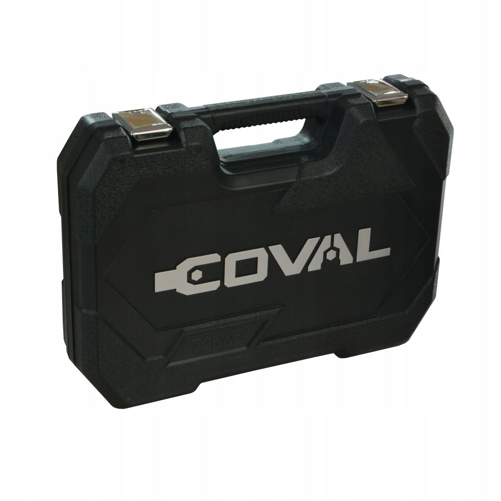 SOCKET WRENCHES COVAL SUITCASE SET 1/4 + 1/2 | 72 elements Brand Coval