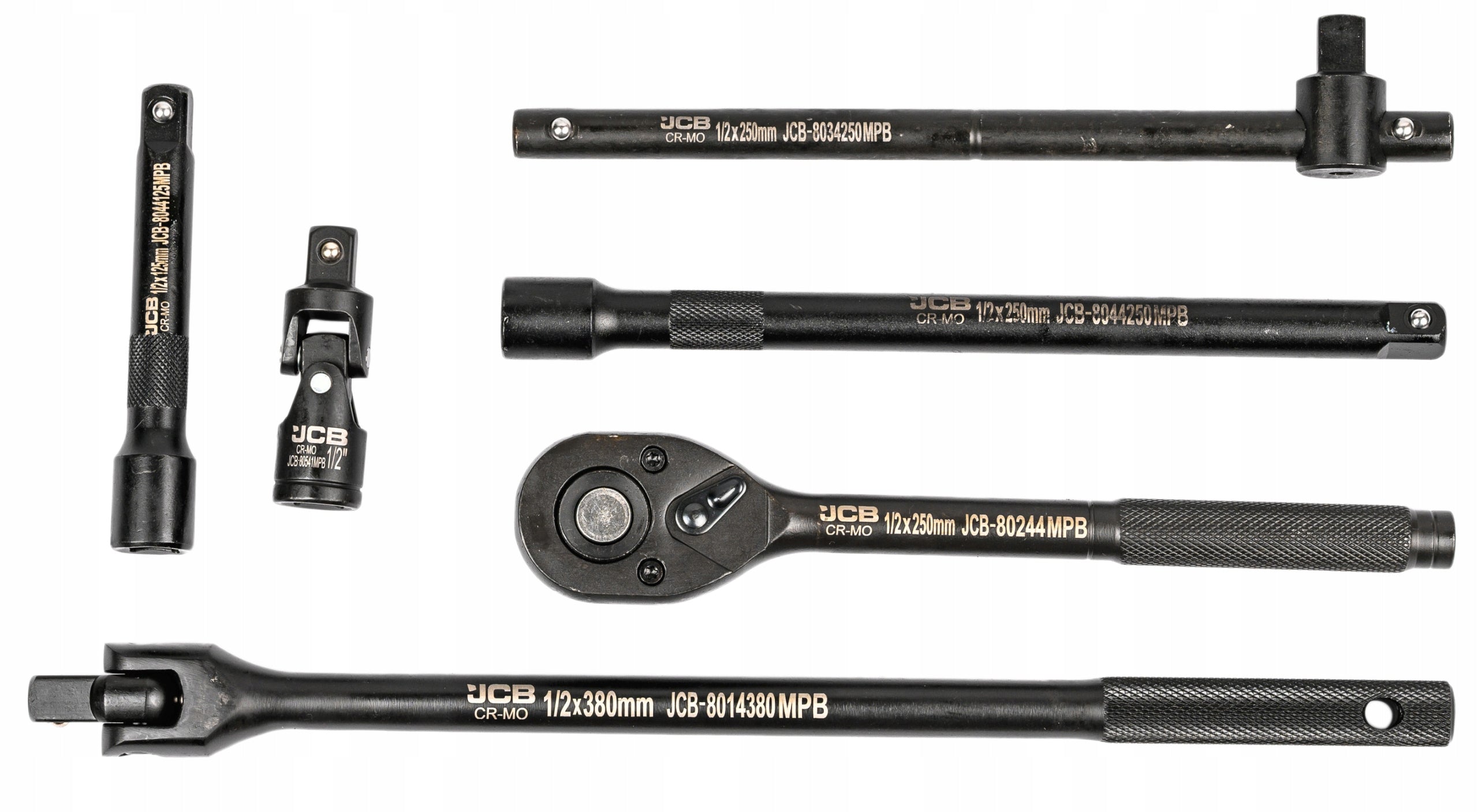 SOCKET WRENCHES IMPACT SOCKET RATCHET JCB 1/2" 26EL 8-32MM SUITCASE Number of items in the set 26