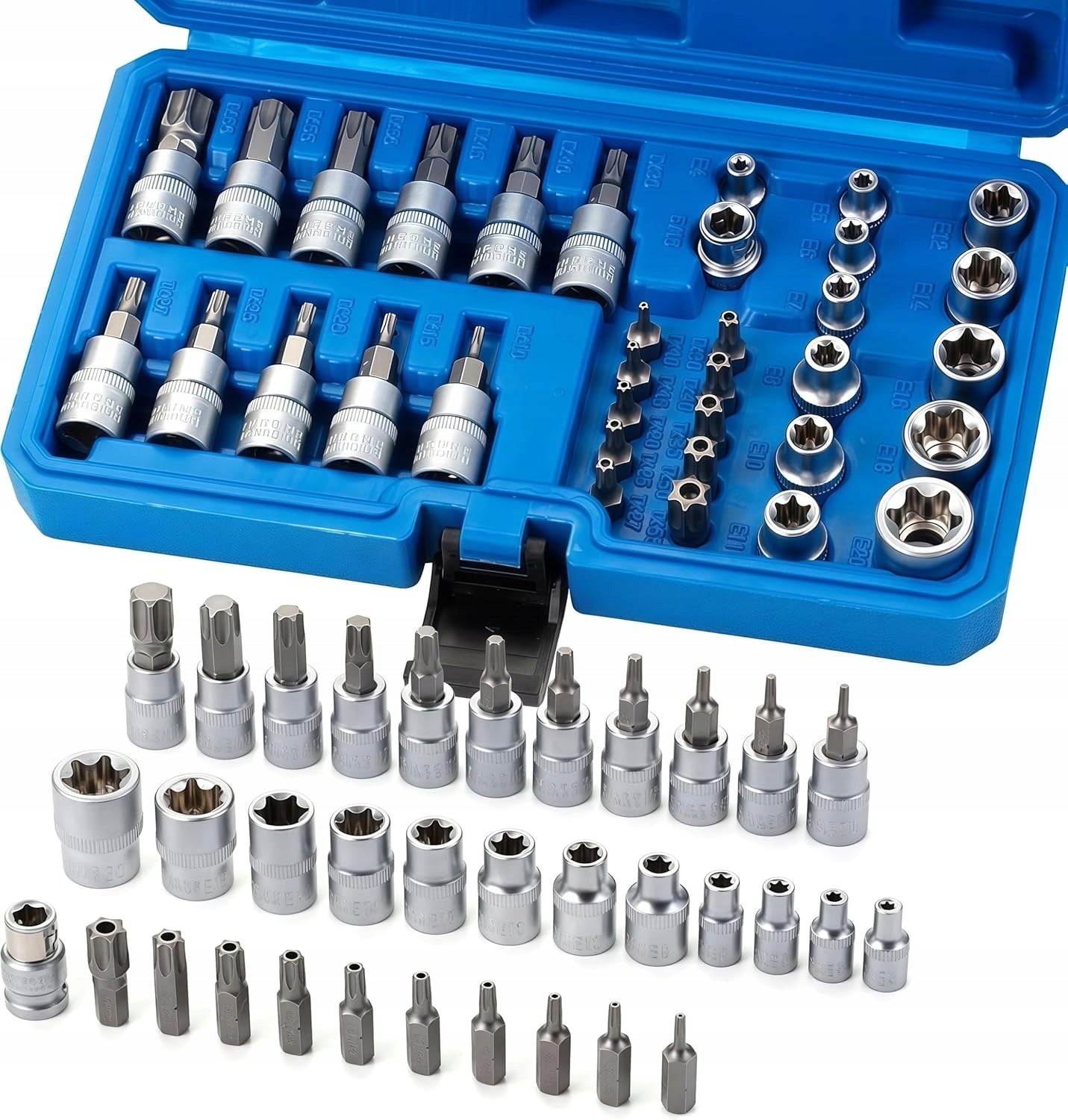 SOCKET WRENCHES SOCKETS STAR BITS TORX SOCKET WRENCH SET 34el
