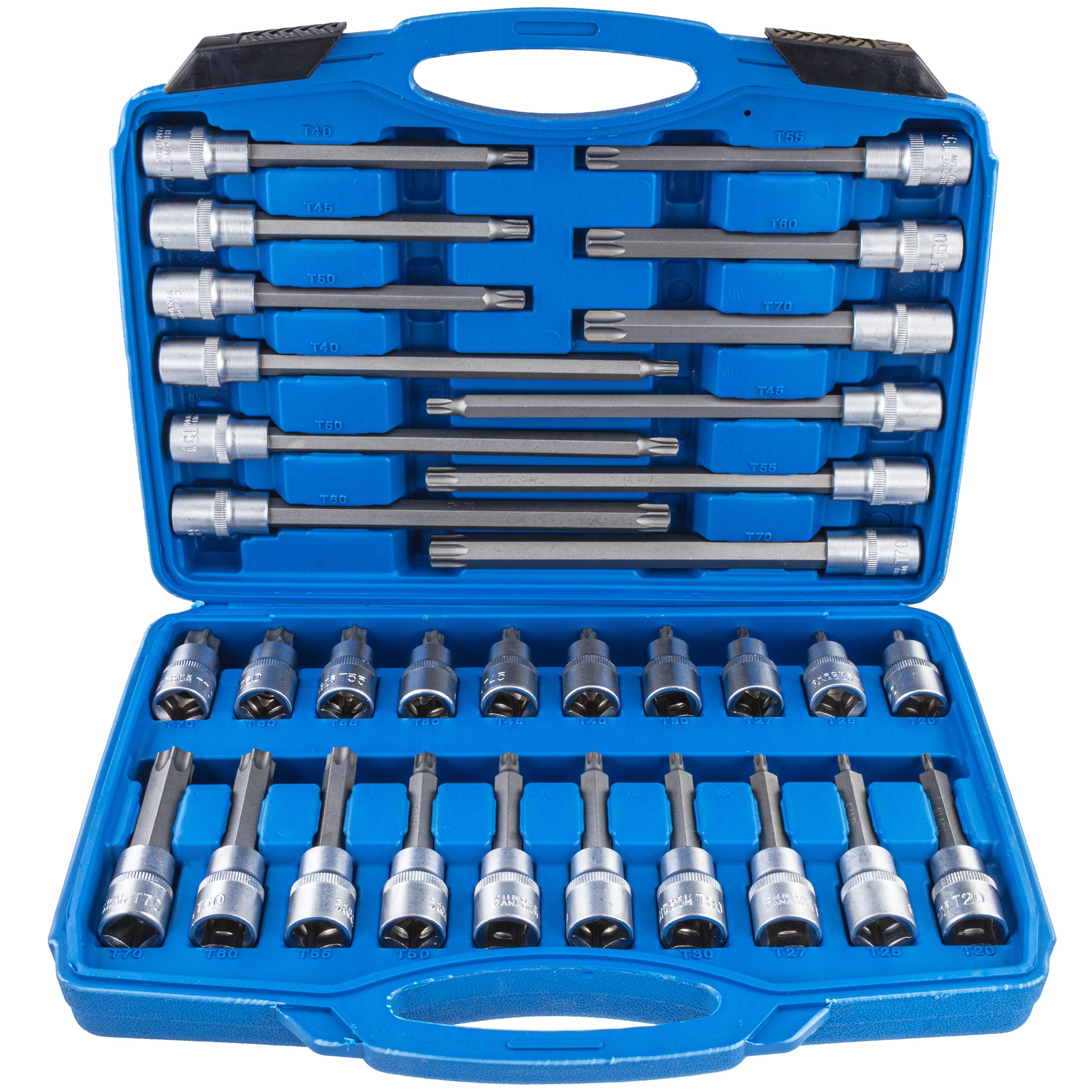 SOCKET WRENCHES TORX END CAPS T20-T70 1/2 SHORT LONG 55-200M EAN (GTIN) 5905475661655