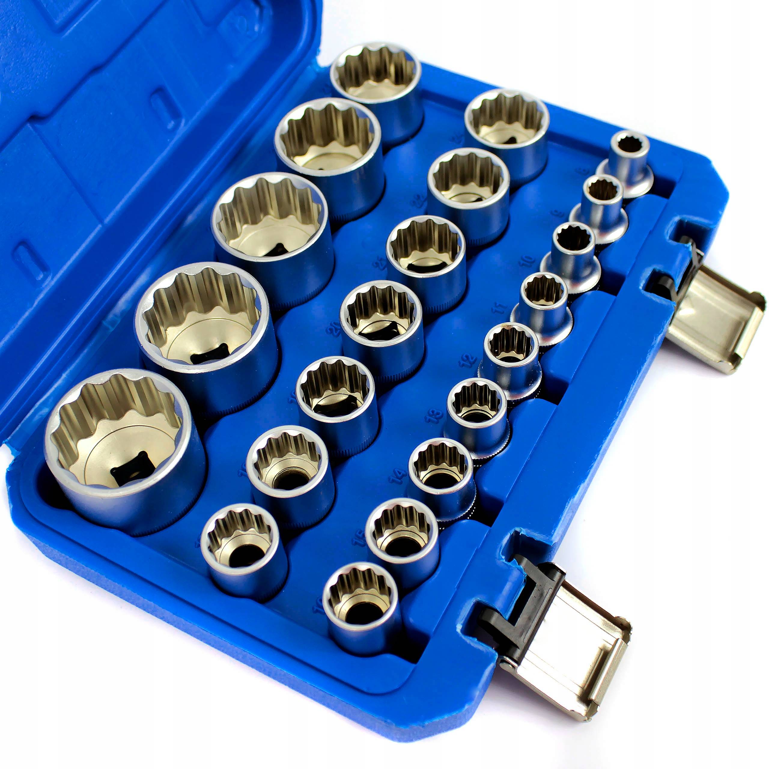 SOCKETS SPLINE 1/2 INCH socket wrenches socket set 12-angle 8-36mm Product weight with unit packaging 2.7 kg