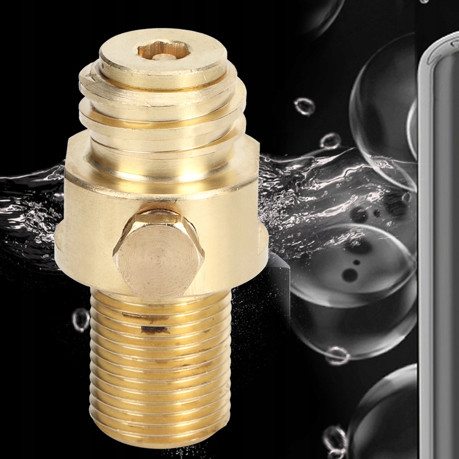 SODA CYLINDER VALVE CO2 ADAPTER CONVERTER M18X1.5 FOR SUYU QI